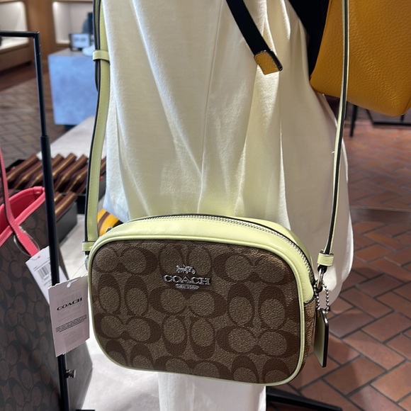 Coach Mini Jamie Camera Bag In Signature Canvas
SV/Khaki/Pale Lime - Picture 13 of 16